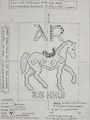 HRM Aislynn's AS 26 Horse Guard favor cross stitch pattern.