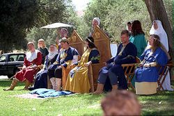 Assembled Barons and Baronesses of Gyldenholt, Gyldenholt 20th Anniversary Tourney, 2000