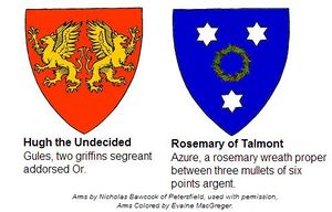 Devices of Hugh the Undecided and Rosemary of Talmont